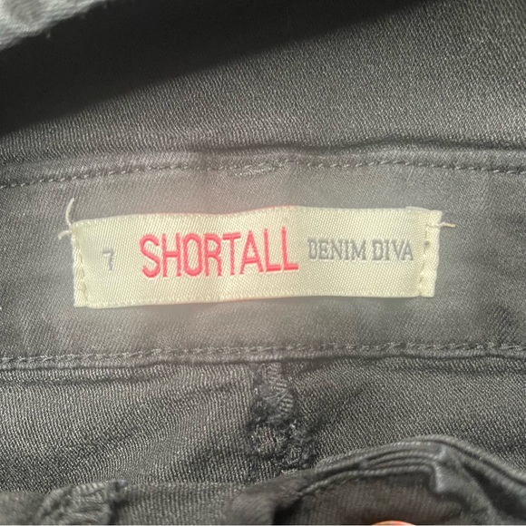 Kids Denim and Black Shorts Bundle 7 girls - Picture 4 of 10